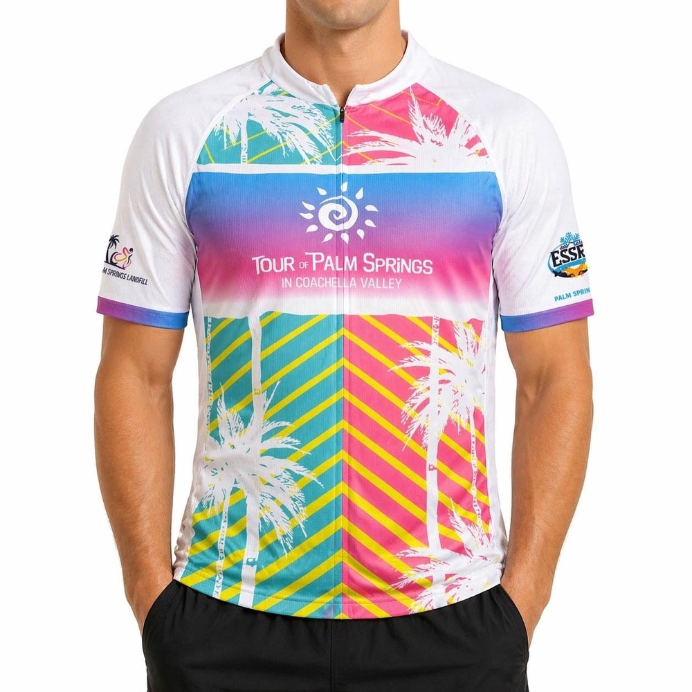 Primal Men's Cycling Jersey XL Tour De Palm Springs In Coachella Valley
